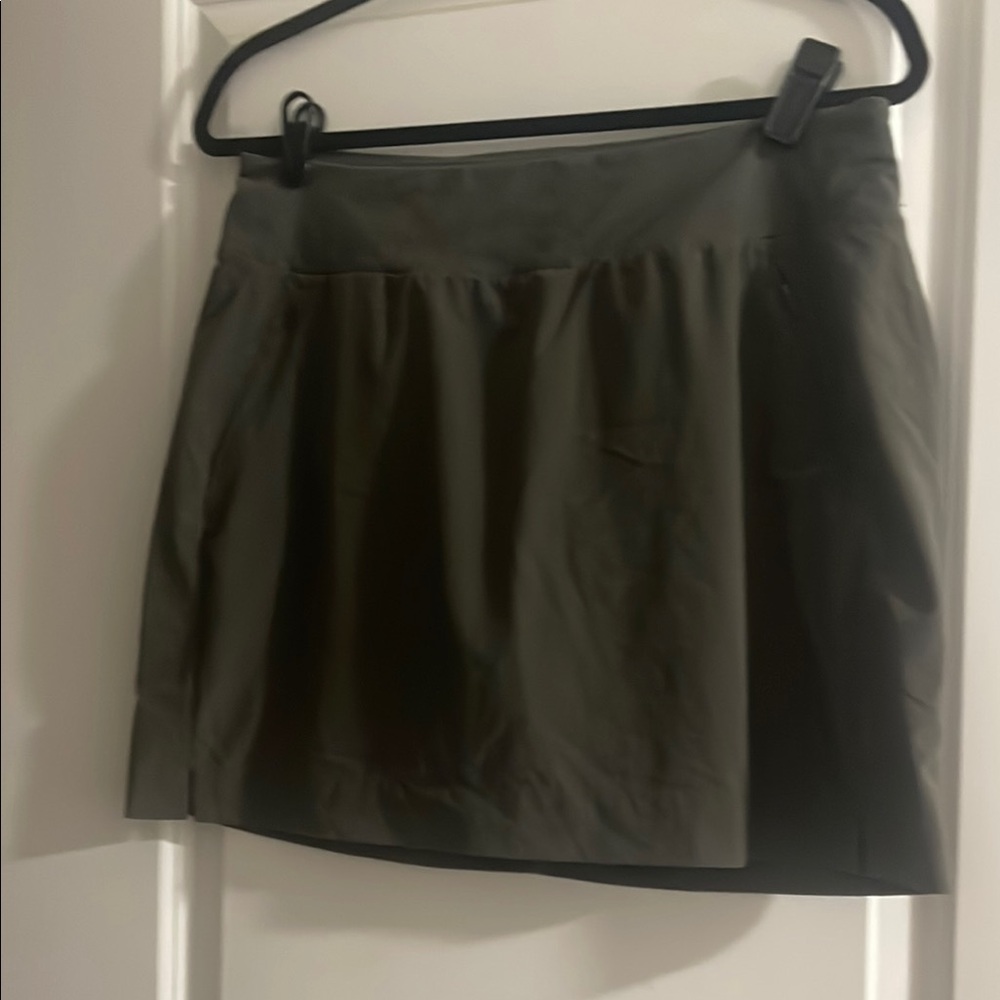 Athleta Gray A-Line Mini Skorts for Work